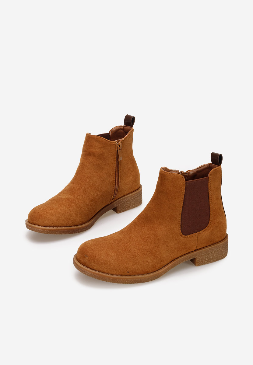 Bottines chelsea femme chameau Relania
