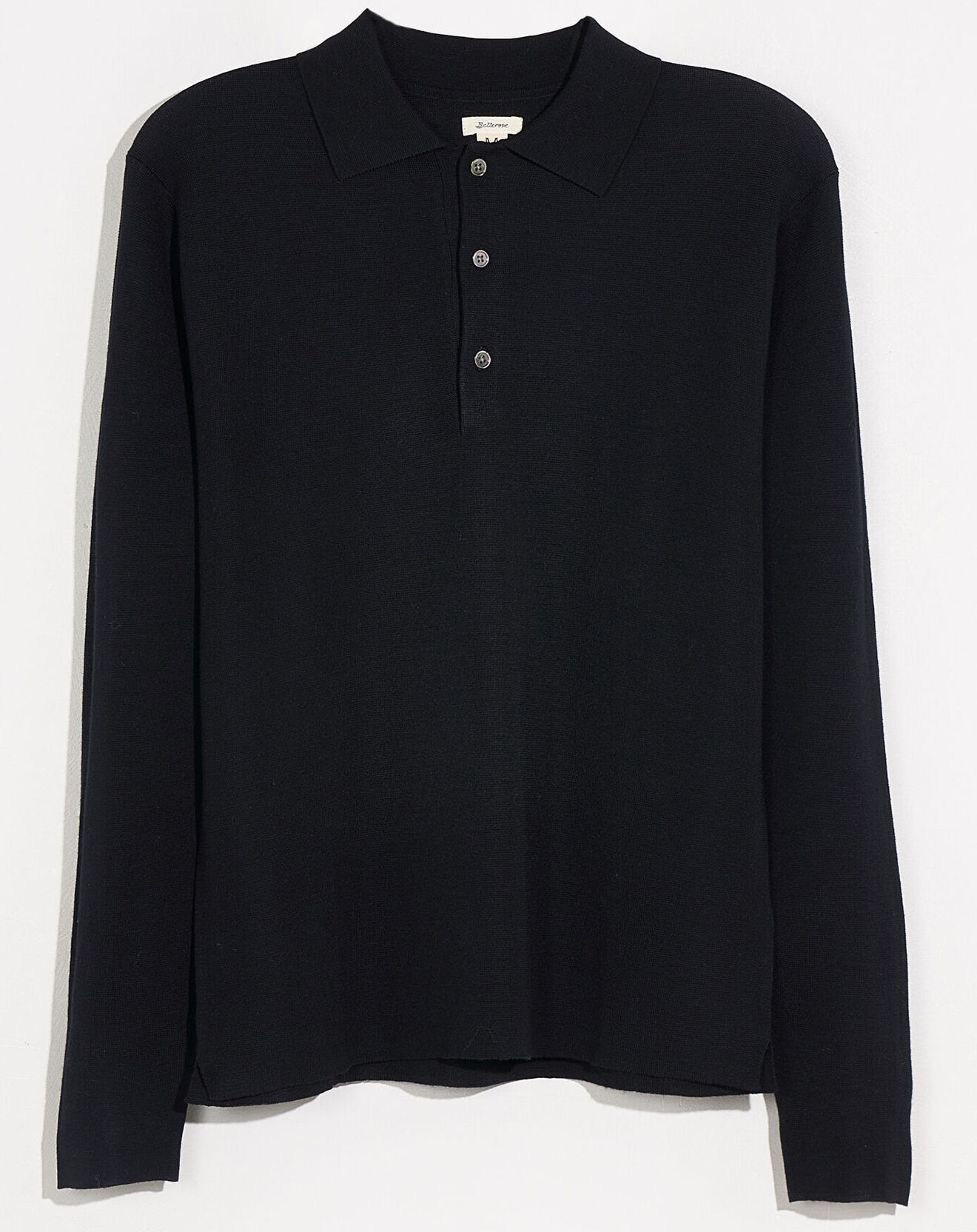 Bellerose Polo 100% Laine Dynay noir