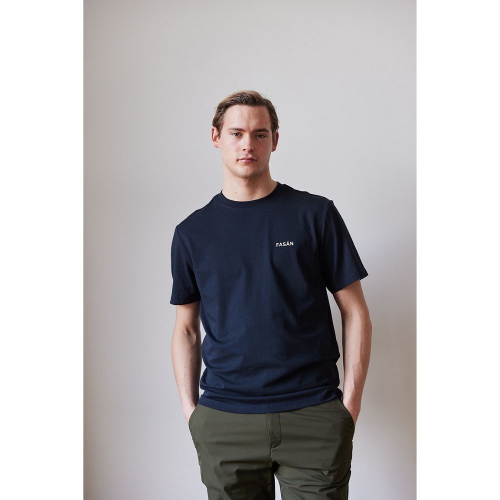 T-Skjorte Herre Navy