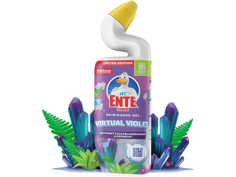 WC-Ente Reinigungsgel Virtual Violet 750 ml WC-Reiniger