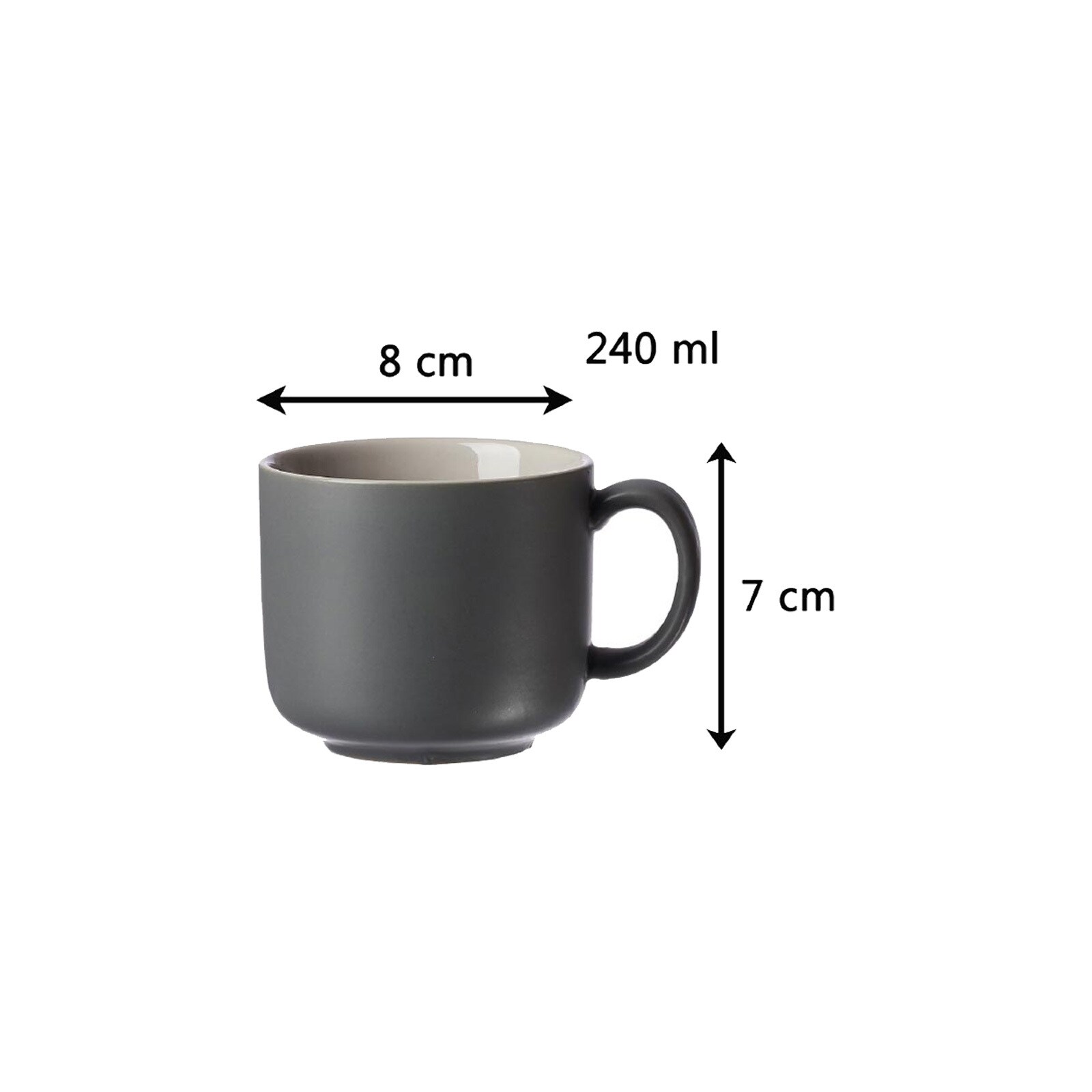 Ritzenhoff & Breker Kaffeetasse mit Untertasse Jasper 240 ml