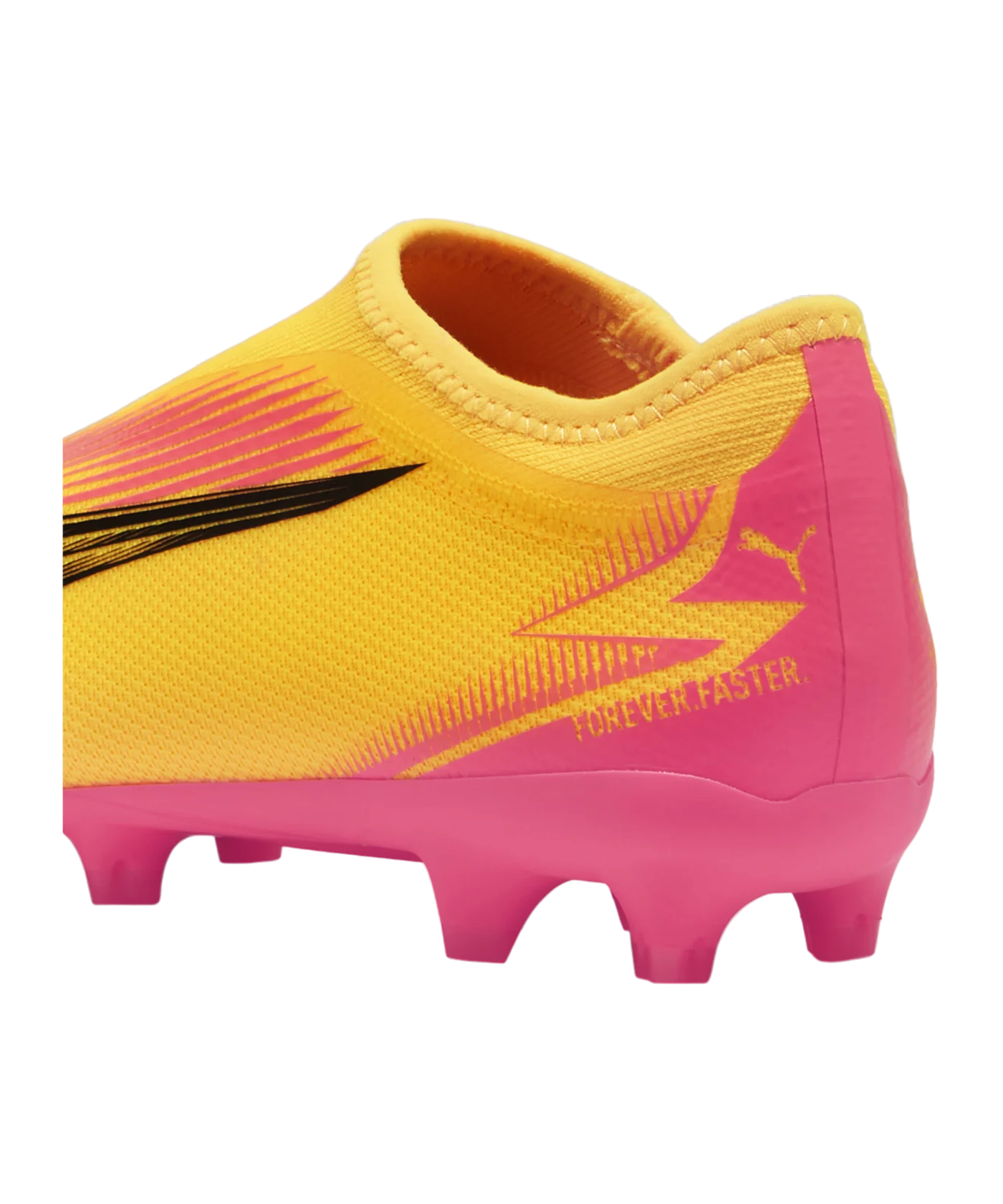 PUMA ULTRA Match LL FG/AG Jr Kids The Forever Faster Orange Schwarz F03