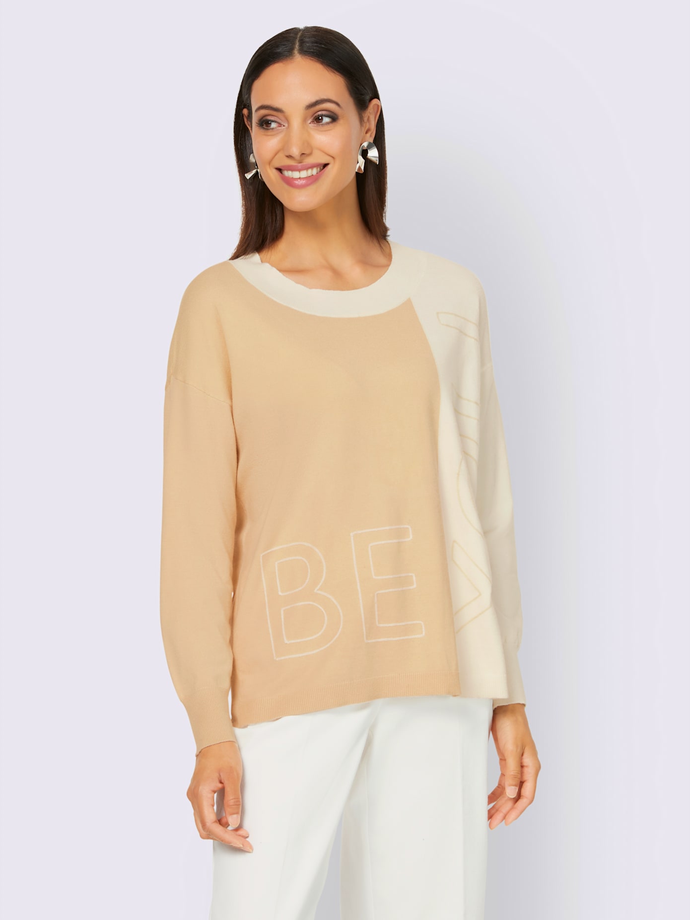 Pull à encolure ronde