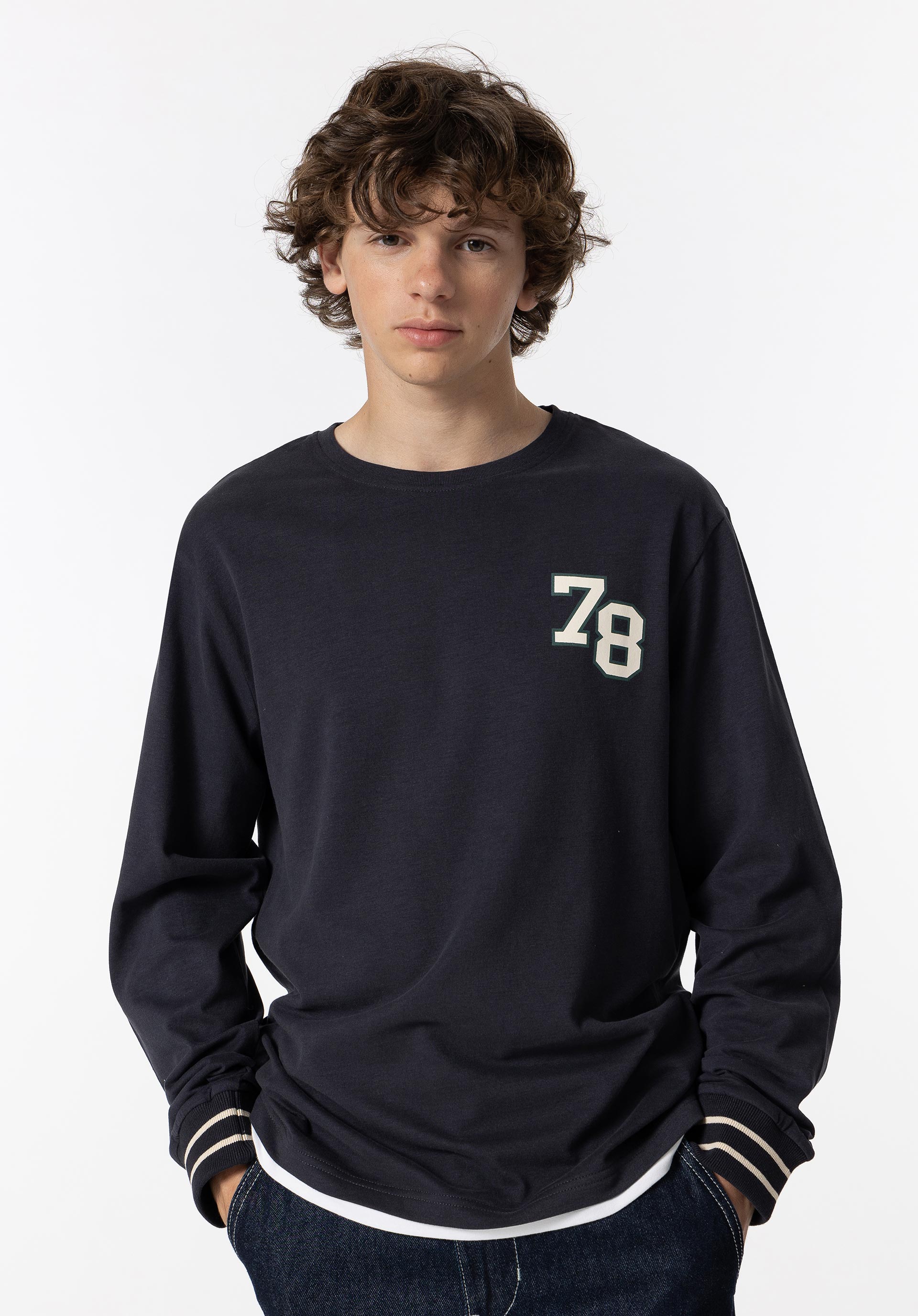 T-shirt com Estampado Frontal