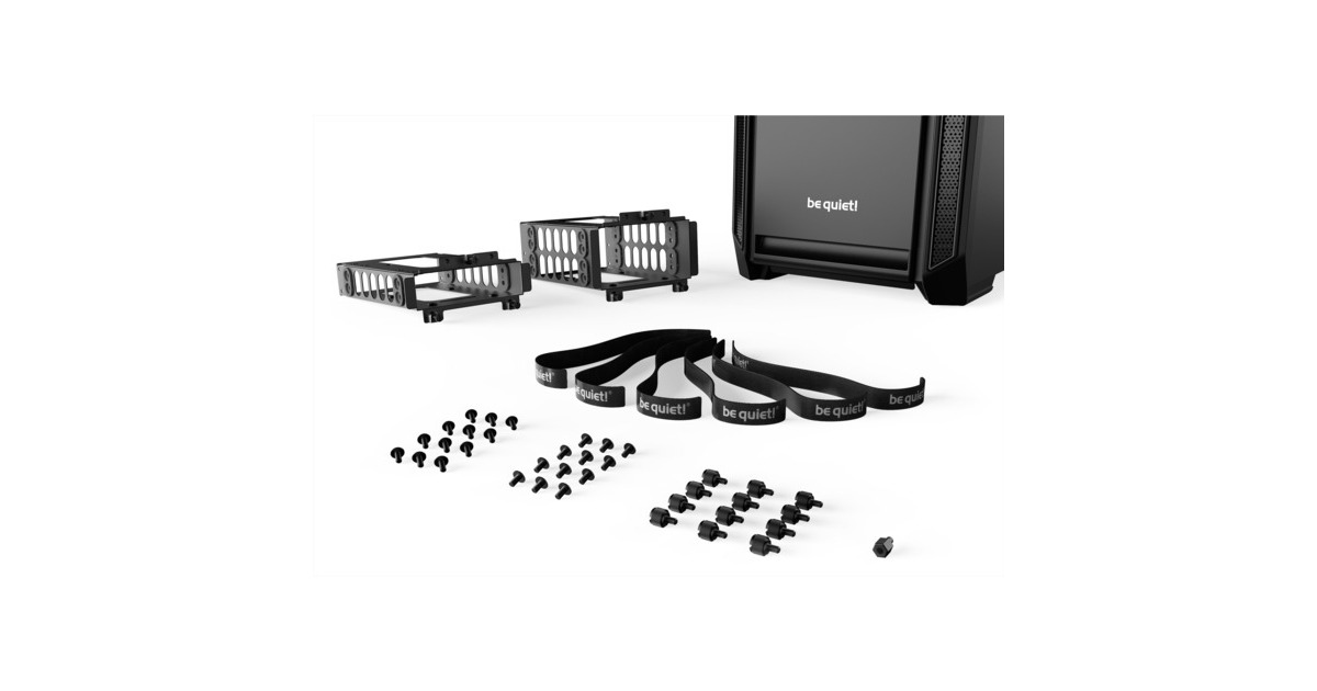 be quiet!SILENT BASE 601 midi tower behuizing  (Zwart | 3x USB-A)