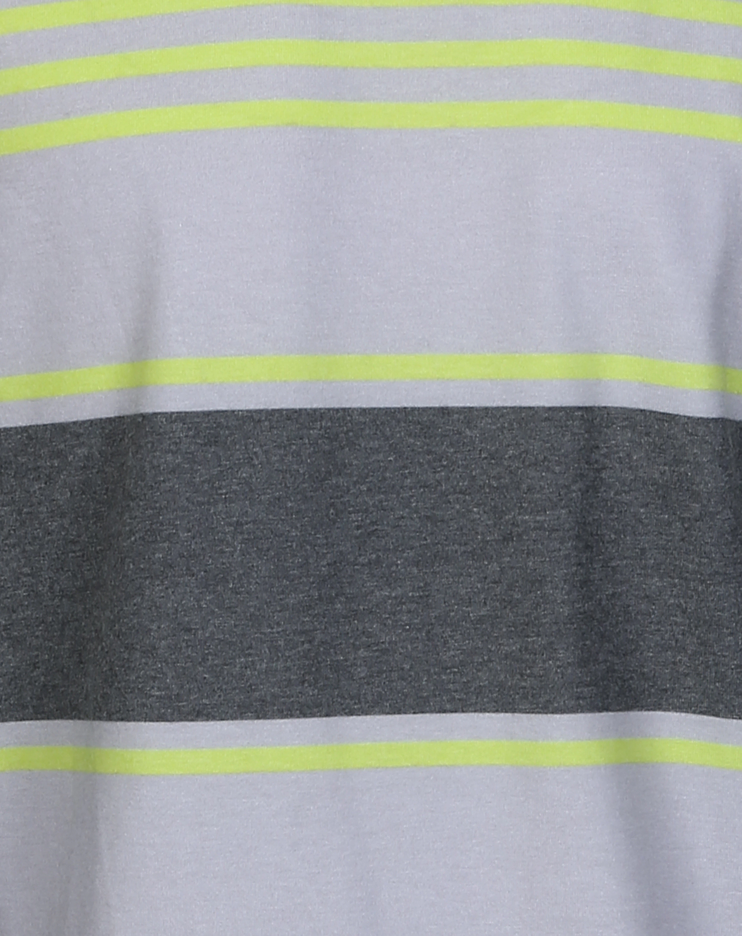 T-Shirt BYS KOS gestreift in hellgrau