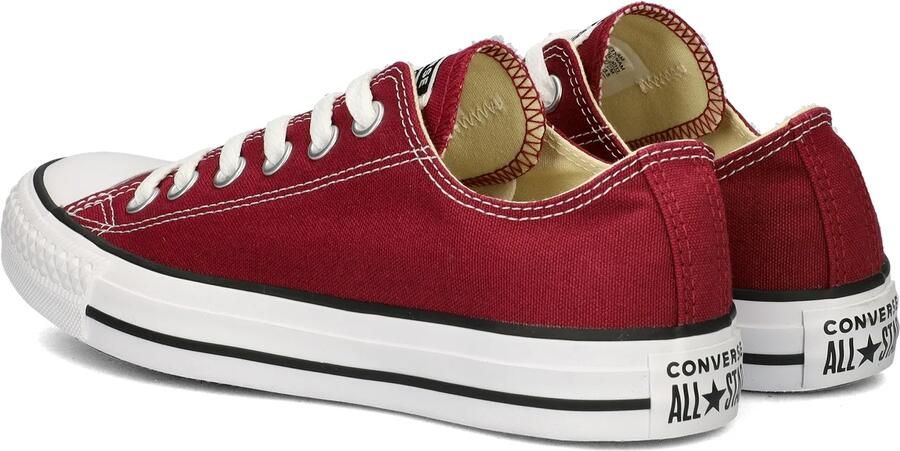 CONVERSE Sneakers laag 'Chuck Taylor All Star' karmijnrood wit