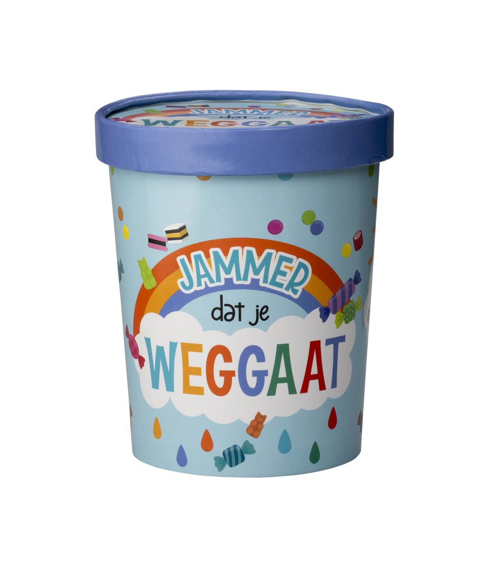 Snoepbakje Jammer Dat Je Weggaat 12cm