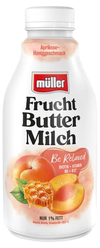 MÜLLER Fruchtbuttermilch Winter Aprikose-Honig (Einweg)