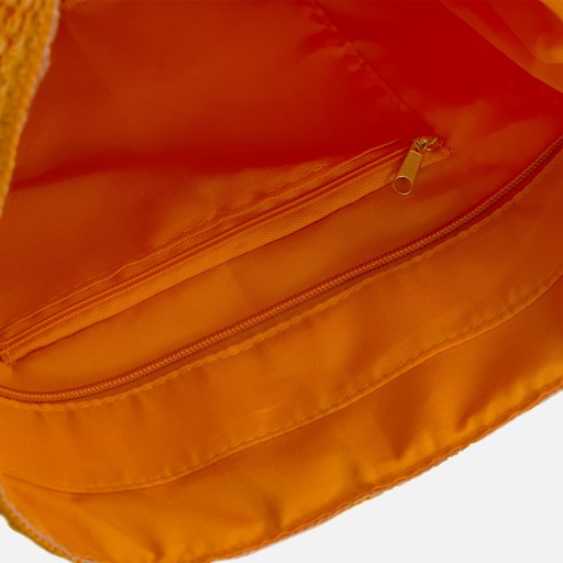 Florence Shopper Riet oranje Textiel