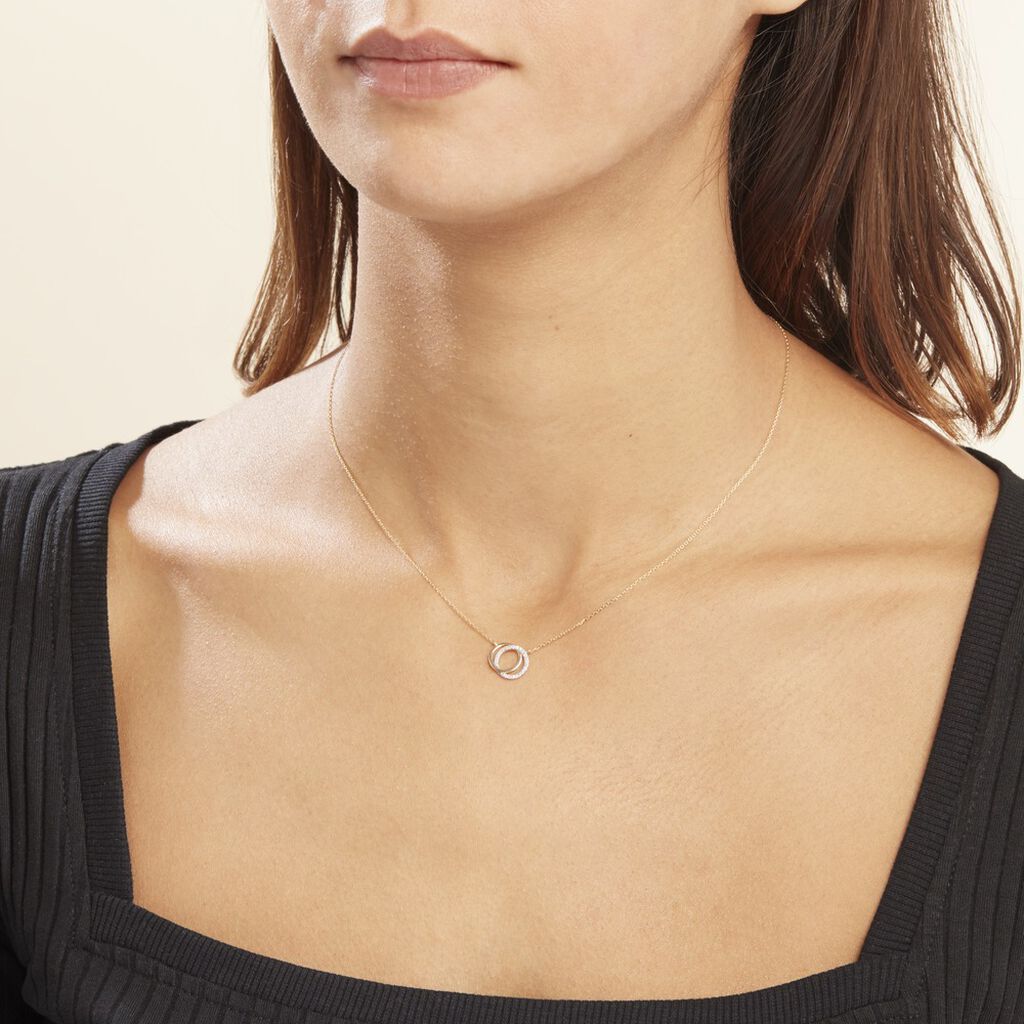 Collier Or Jaune Tresha Diamants