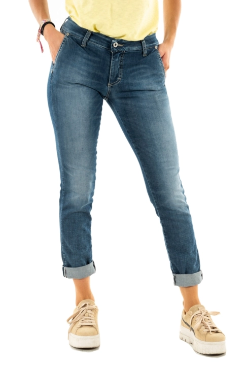 Pantalons please p07q 1670 blu denim