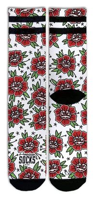 Socks n' Roses - Chaussettes Graphiques Techniques Coolmax - Cyclisme  Running et Sport