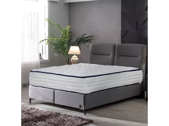 Matelas CUBA 180x200 cm à ressorts ensachés, en mousse haute densité, indépendance du couchage, face été/hiver, épaisseur 27cm