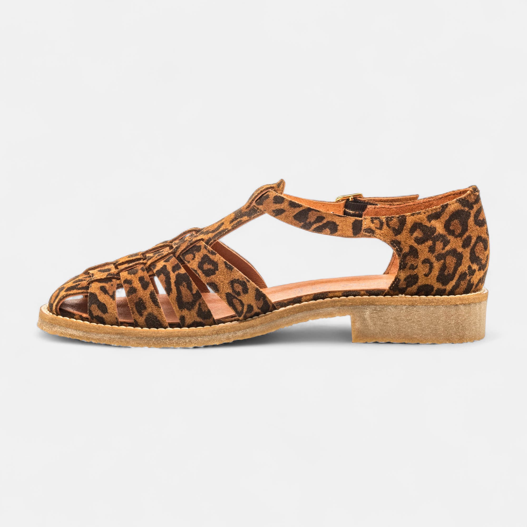 Babies Femme en cuir camel