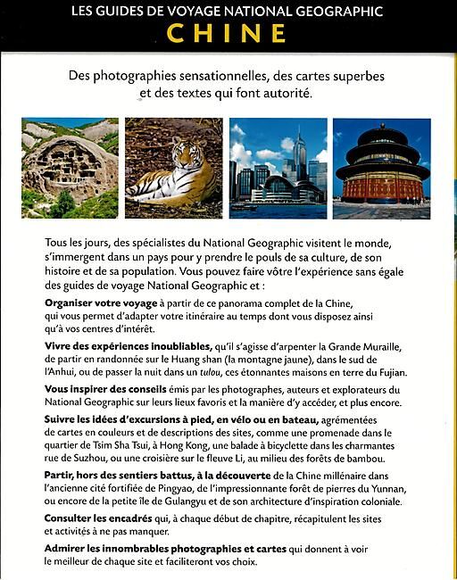 NATIONAL GEOGRAPHIC - CHINE NATIONAL GEOGRAPHIC