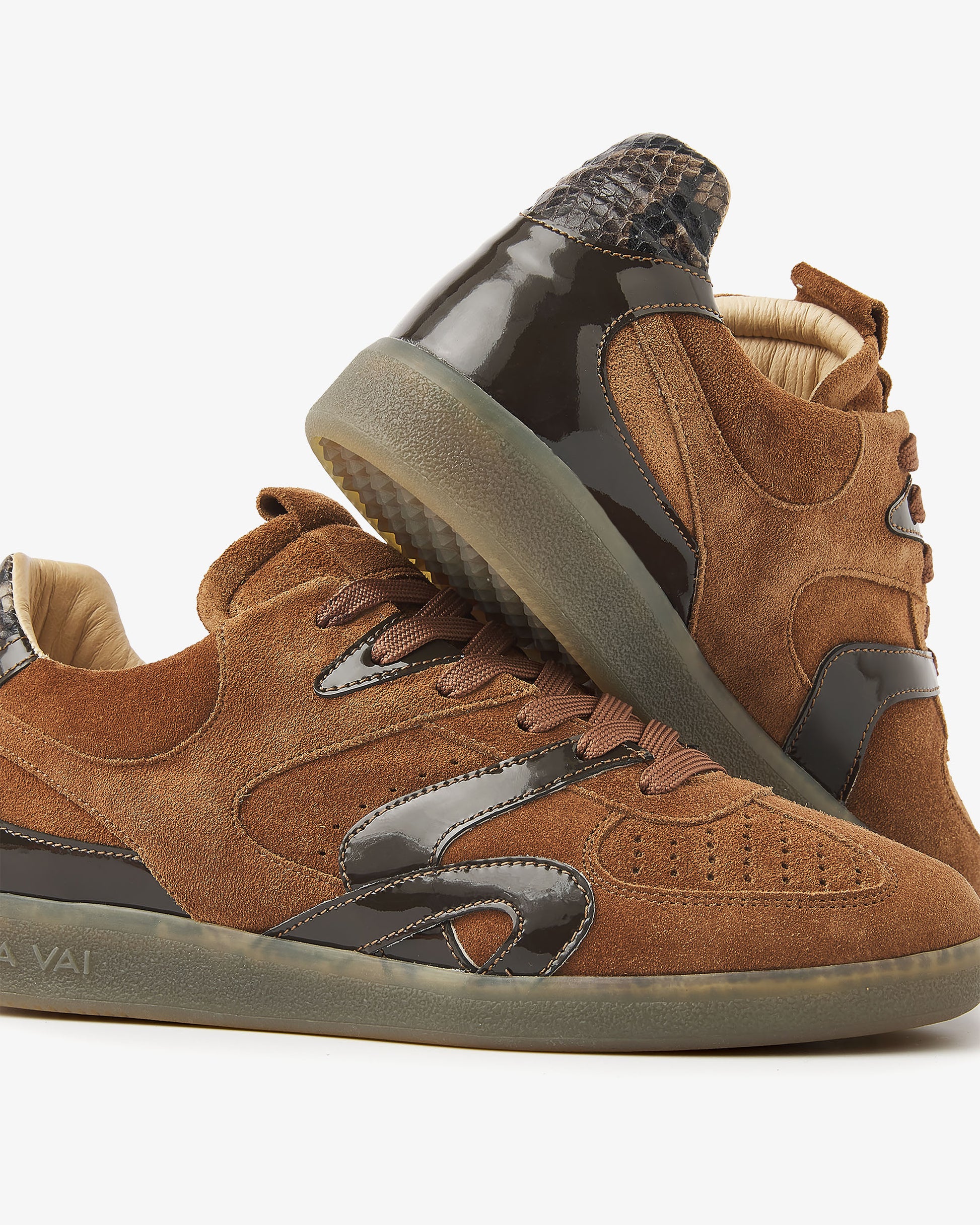 VIA VAI cognac dames sneakers Nilla Macy