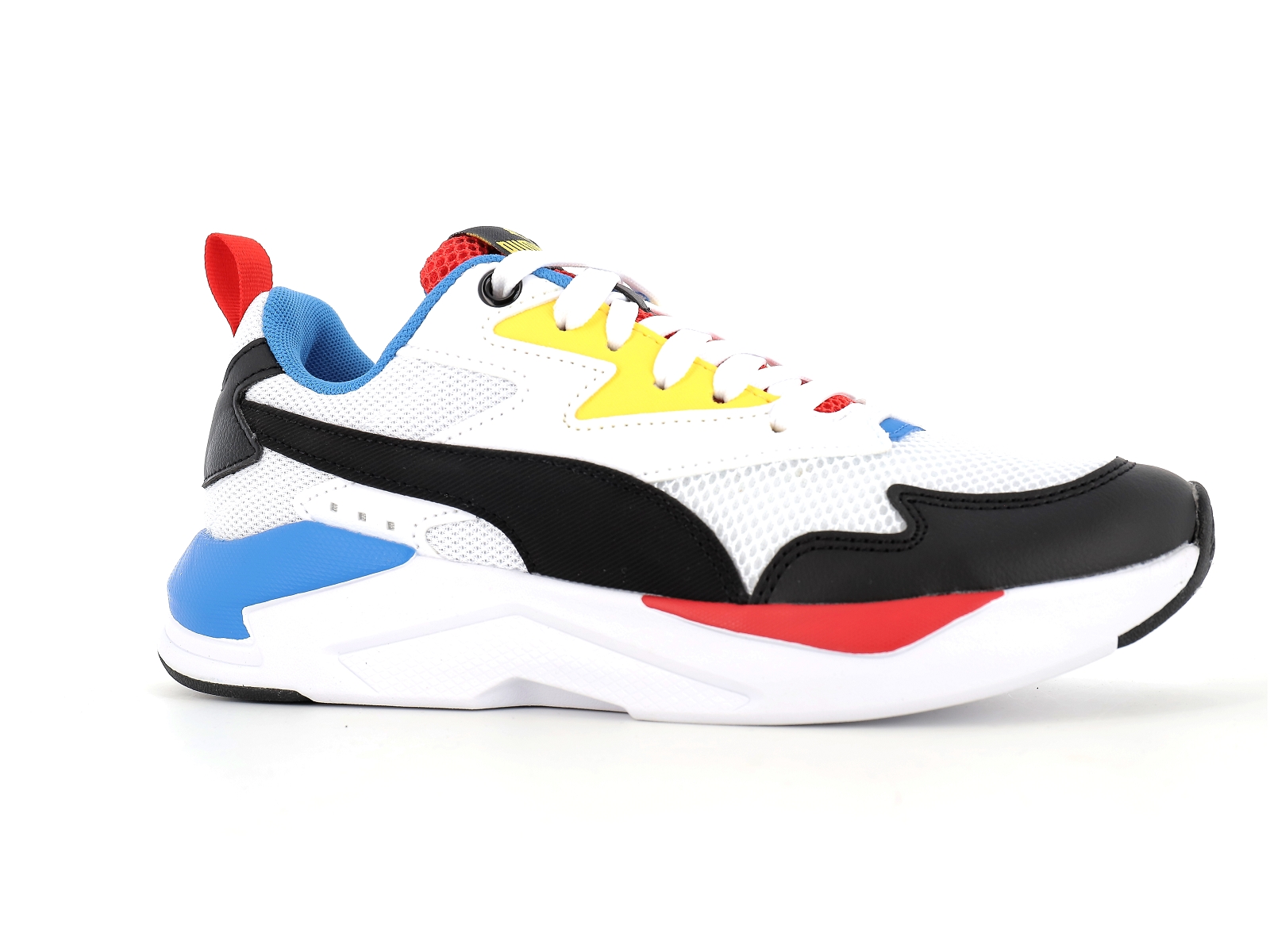 Puma-374393 Matières combinées Blanc Noir