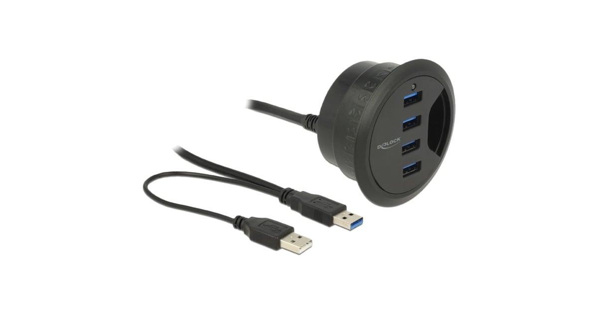 DeLOCKIn-Desk Hub 4 Port USB 3.0 usb-hub