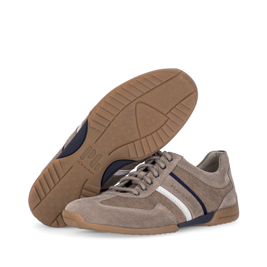 Lage sneaker beige