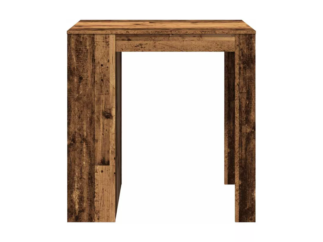 Table de bar vieux bois 102x70x103,5 cm bois d'ingénierie
