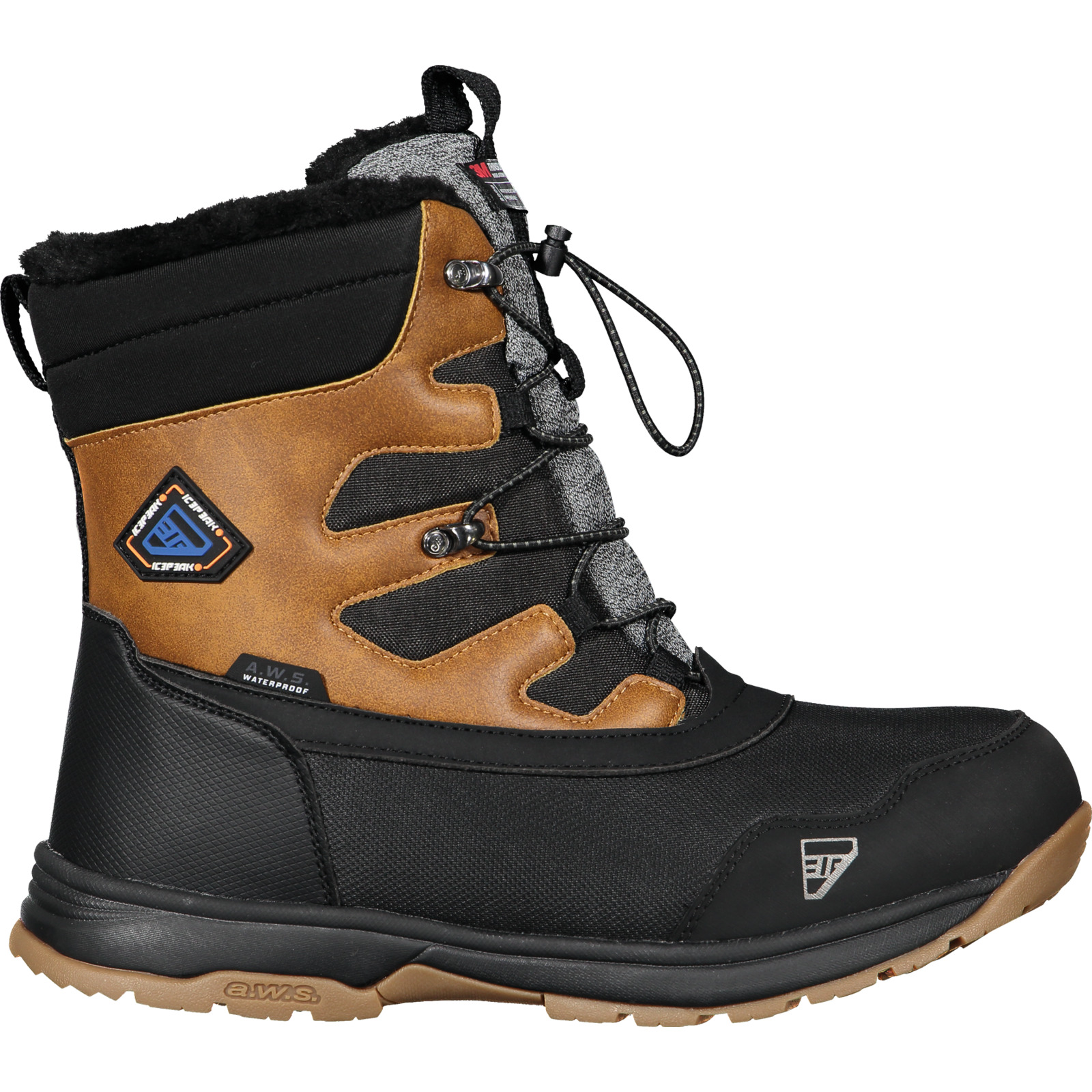 Icepeak Herren-Winterschuh Almonte braun, 44
