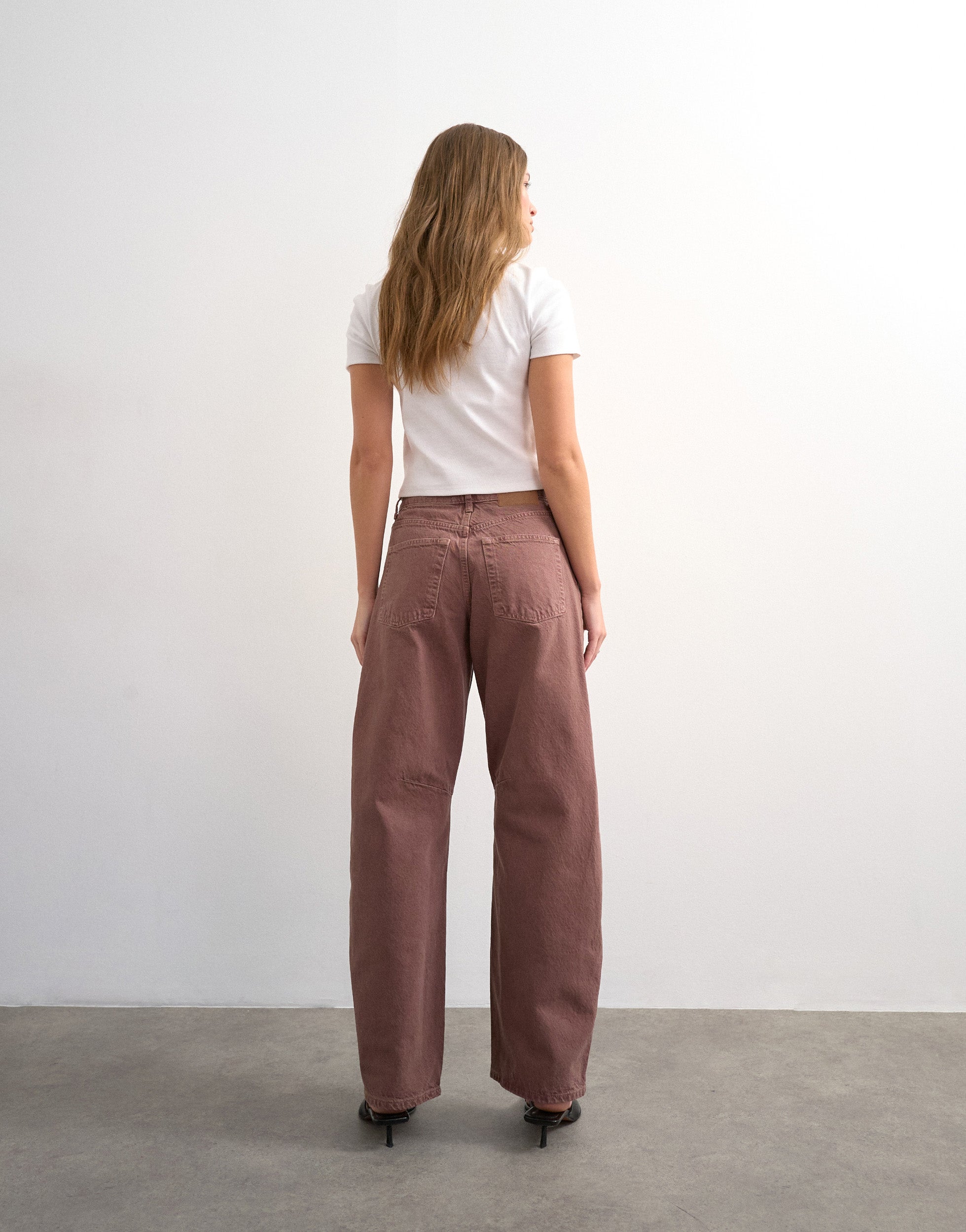 TSBARREL High rise Barrel fit Jeans