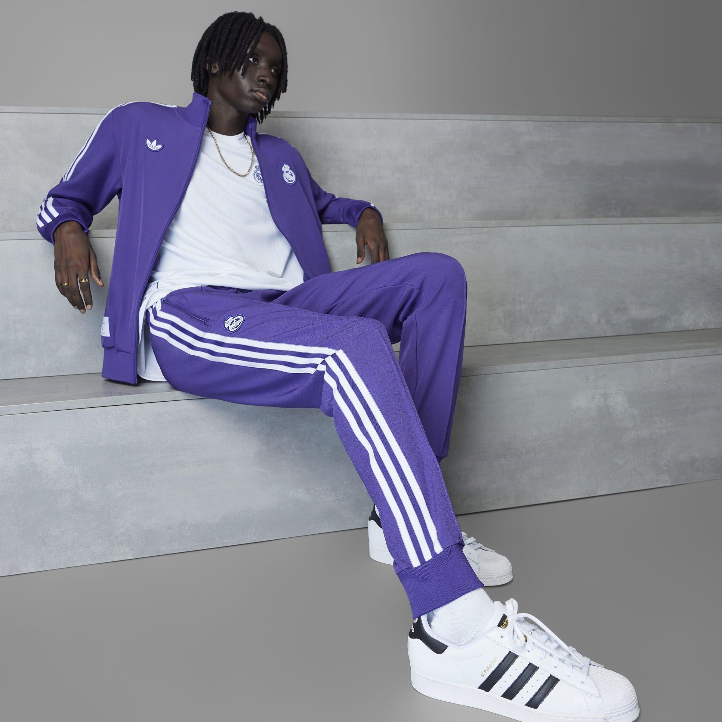 adidas Real Madrid Terraces Icons Tracksuit Bottoms