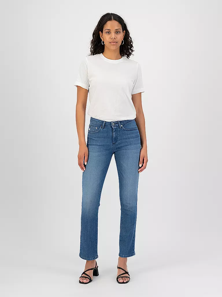 MUD JEANS Jeans Straight Fit FAYE blau