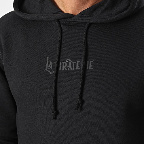 Sweat Capuche Wave Noir Noir