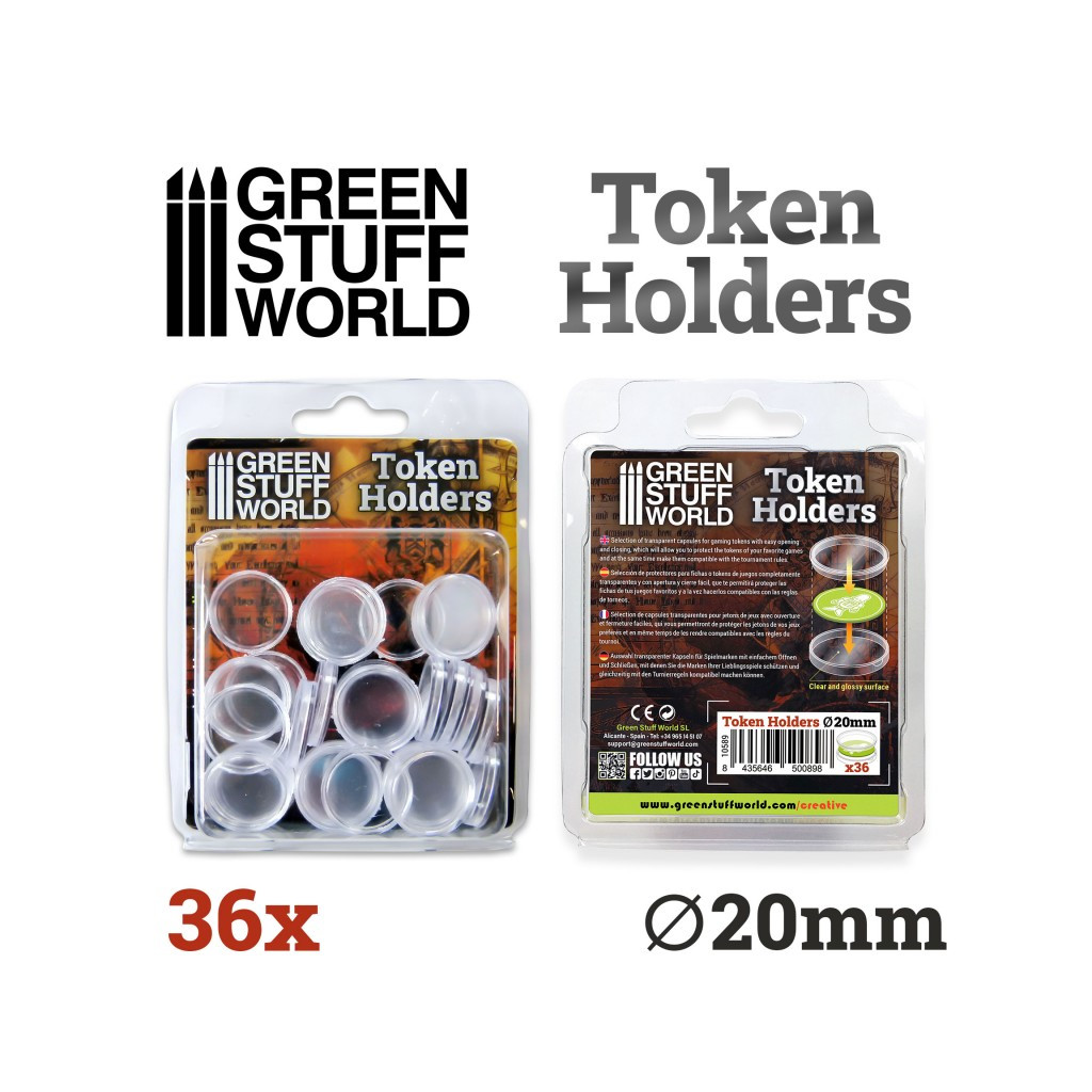 Capsules pour Jetons 20mm