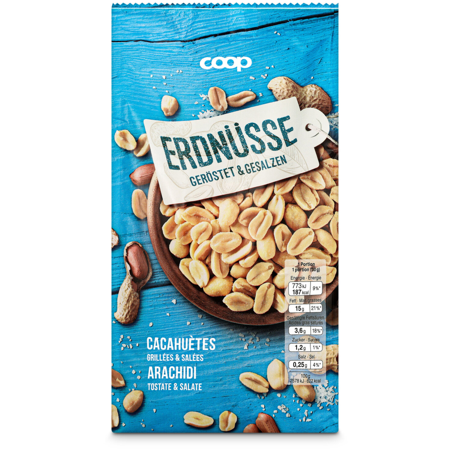 Erdnüsse gesalzen