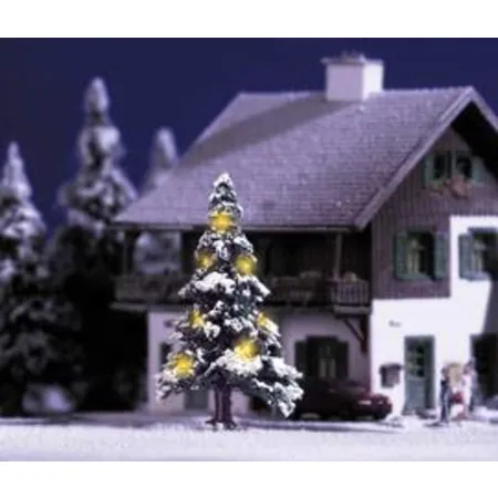 Busch Weihnachtsbaum mit 7 Minikerzen-Leuchtdioden
