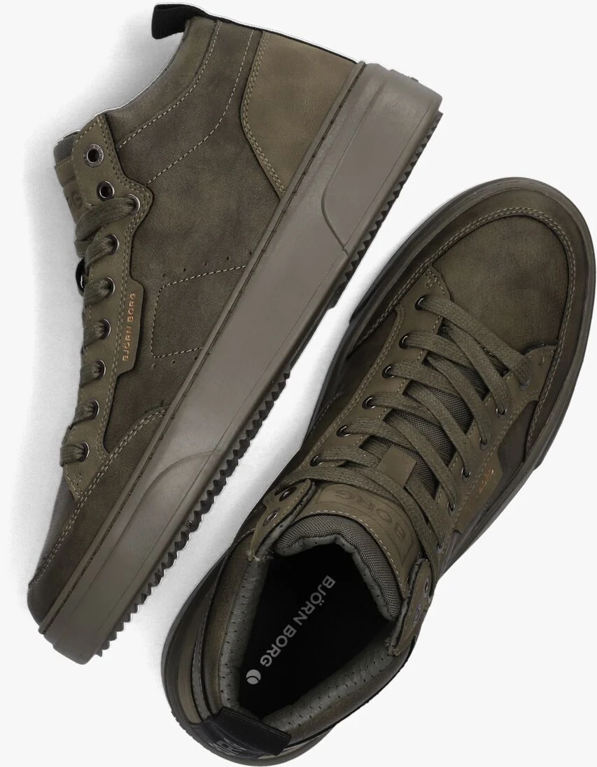 BJORN BORG groene bjorn borg lage sneakers t1930 mid m