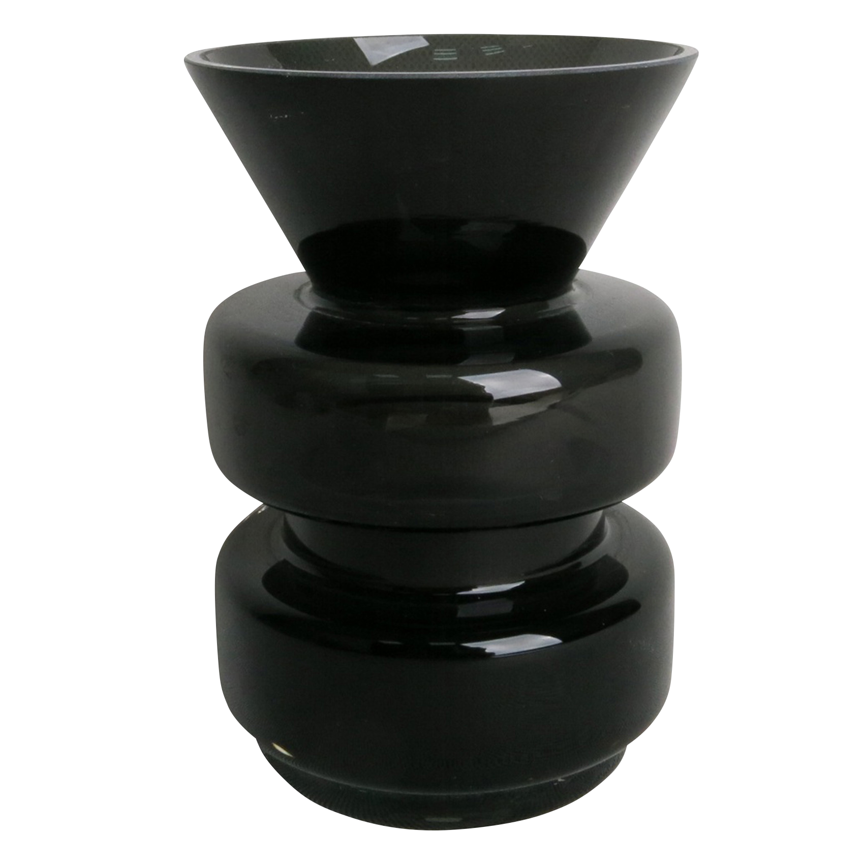 Vase en verre| Noir