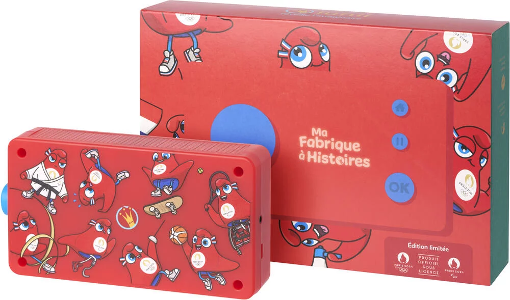 LUNII -  MA FABRIQUE A HISTOIRES  - CONTEUSE INTERACTIVE - EDITION LIMITEE JEUX OLYMPIQUES ET PARALYMPIQUES DE PARIS 2024