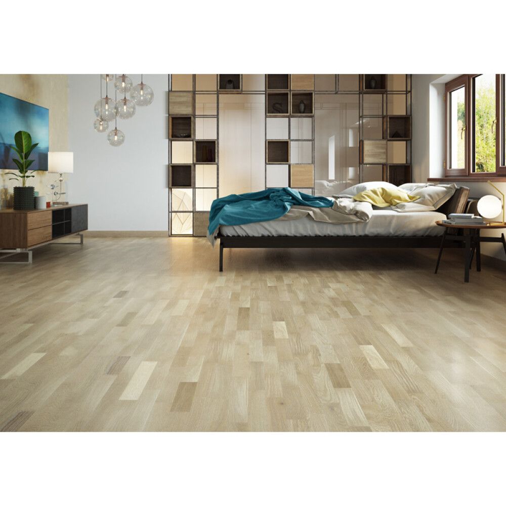 PARKETTGULV EIK PRO WHITE 5G MATT 14X207X2200MM 3,18M²
