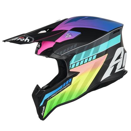 Casque cross Airoh WRAAP - PRISM - MATT 2023 - Multicolore