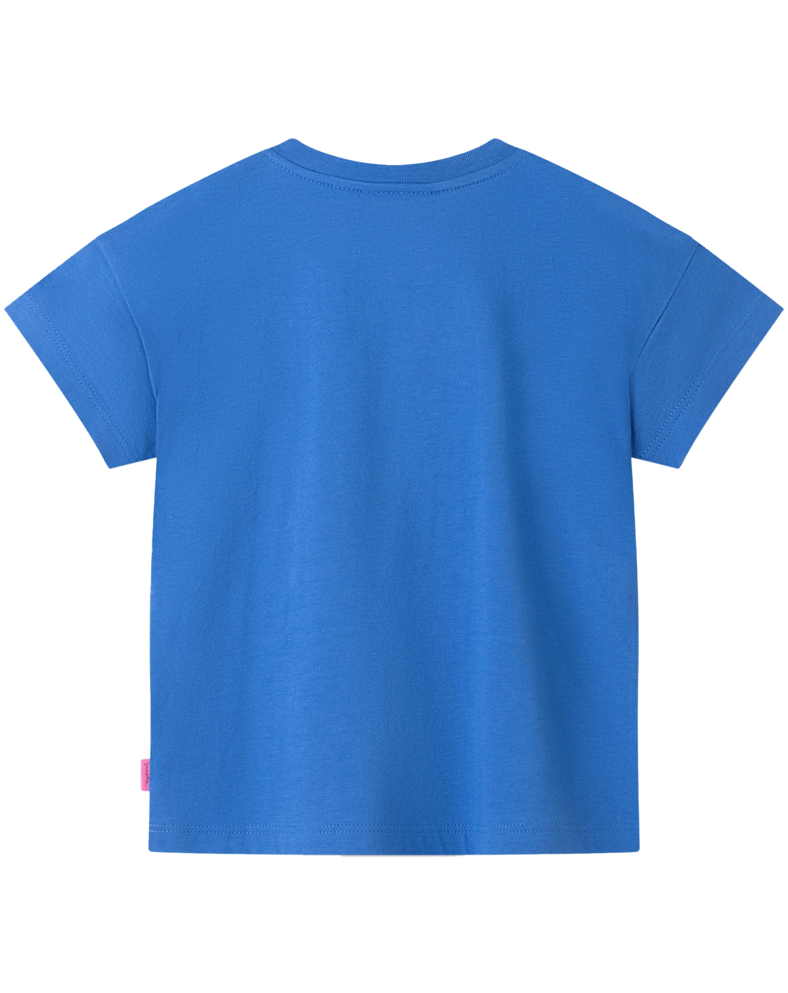 T-Shirt HAPPY FACE in blue aqua