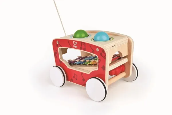 Hape Pull along activity wagon