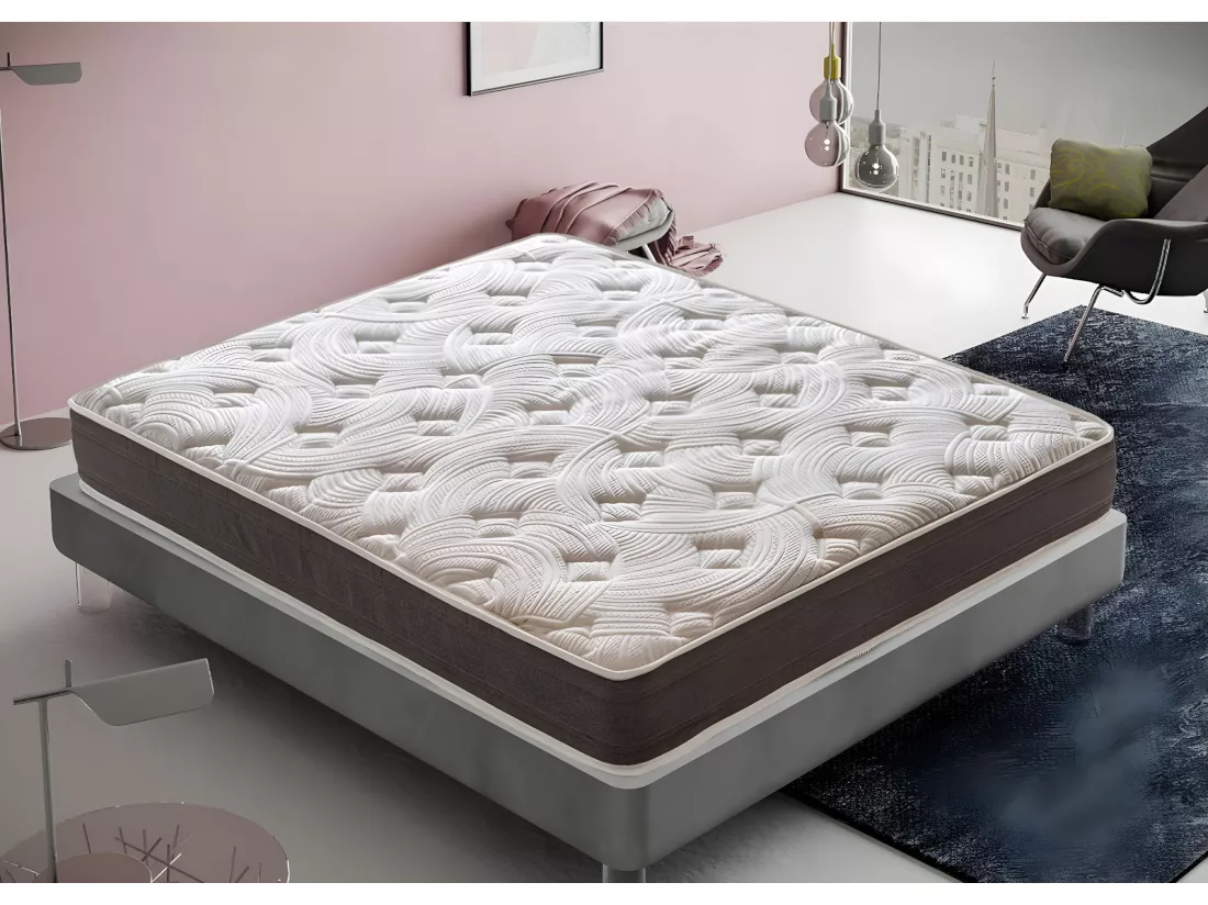 Matelas Mousse - Accueil Mémoire De Forme - Réversible - Rigidité H3 100x190 cm