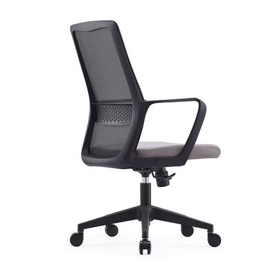 Fauteuil de bureau ZIGY - accoudoirs fixes - gris