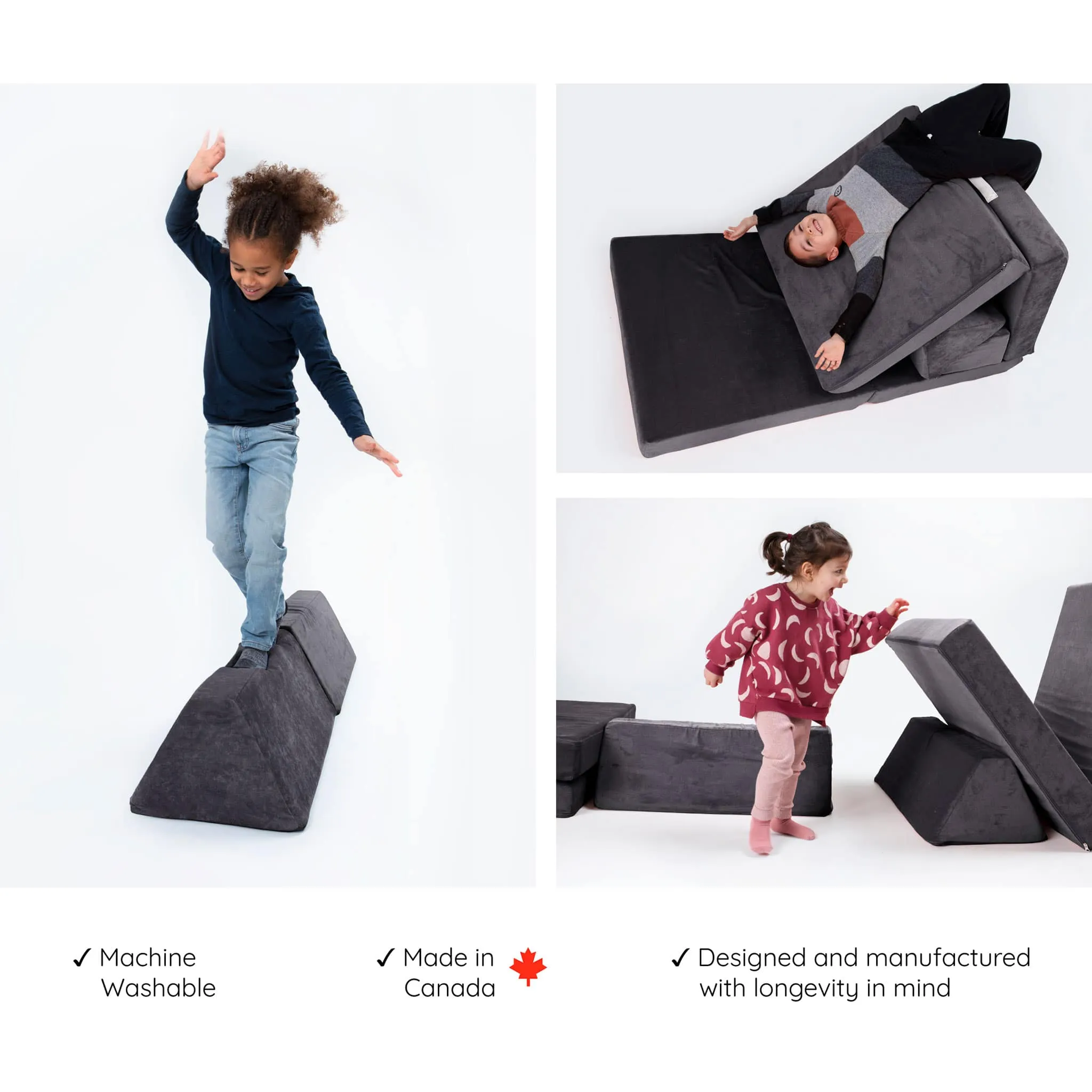 Go Coconut Canapé Modulaire Complet - Charcoal Chill