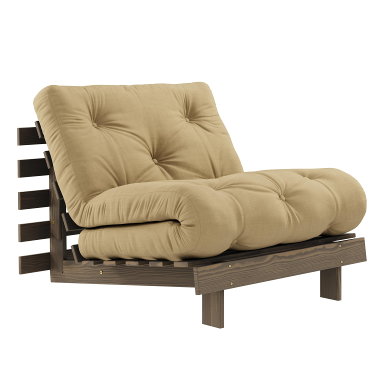 Karup Design Roots slaapbank 90 bruin, Wheat Beige
