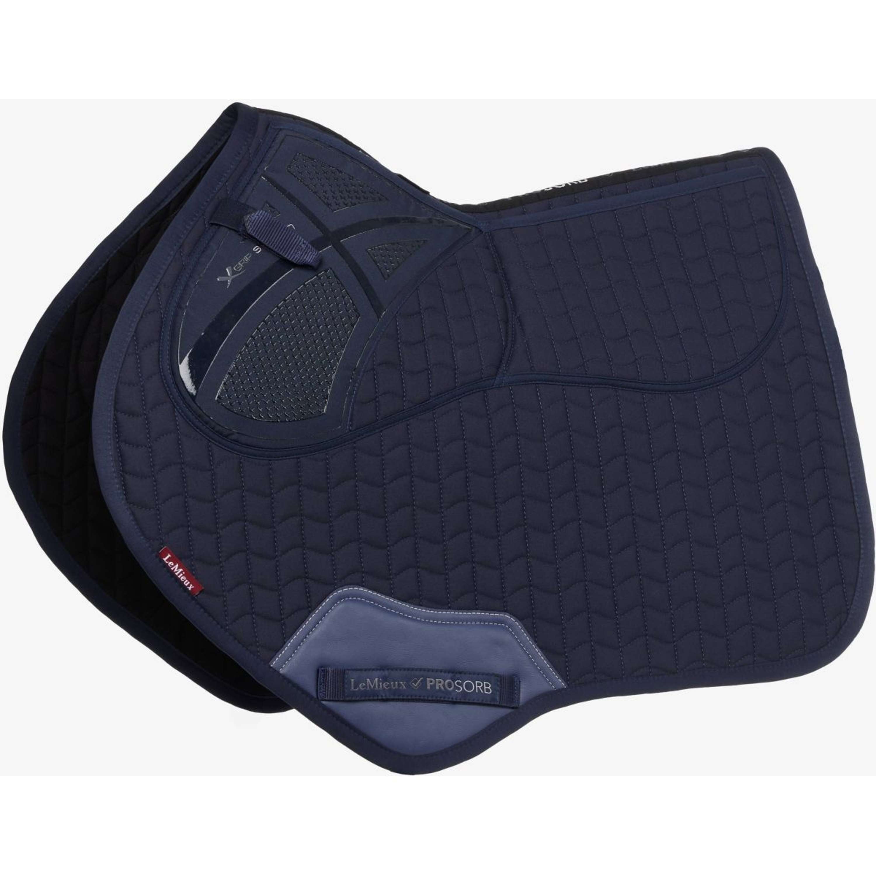 LeMieux Zadeldekje Prosorb Plain 2 Pocket CC Navy