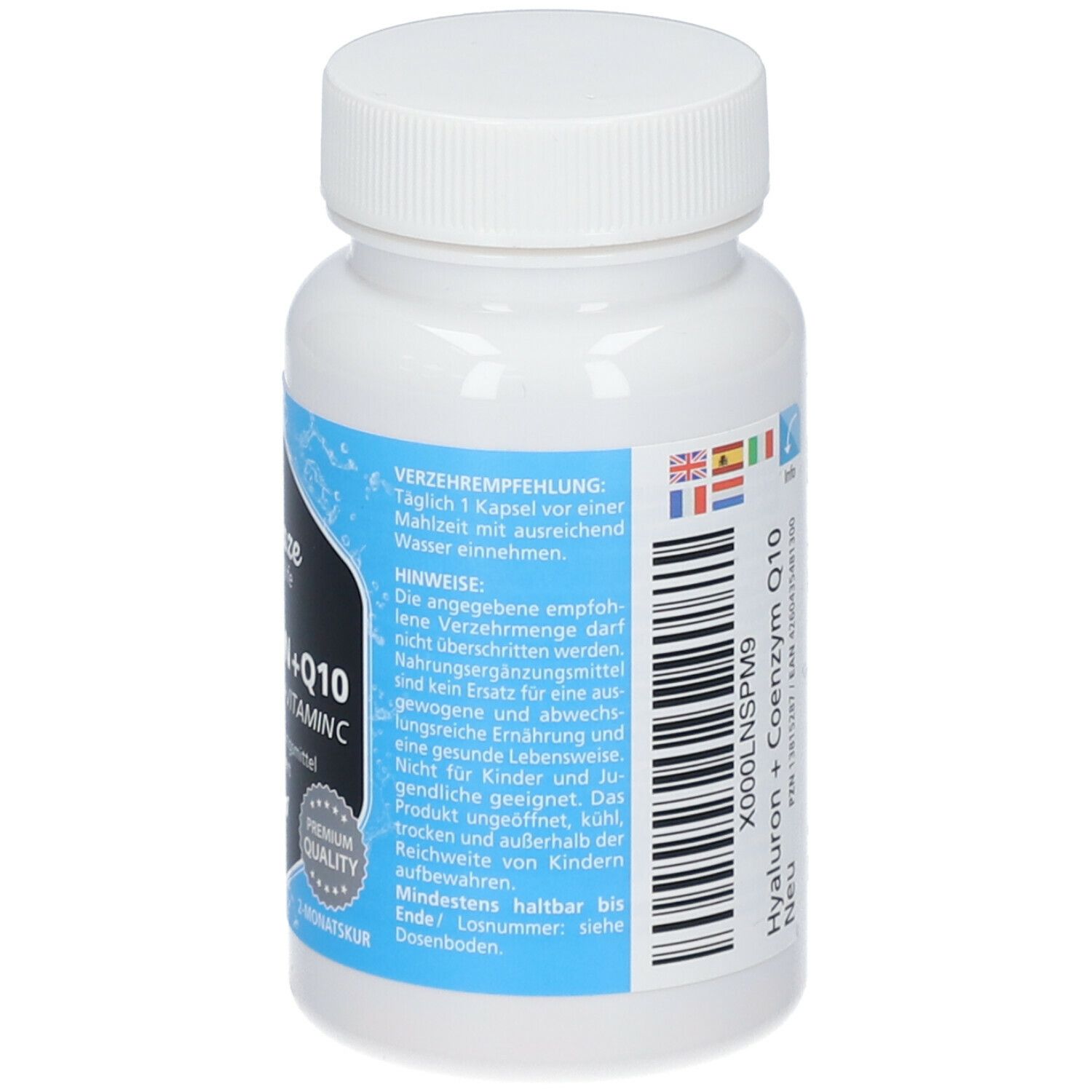 HYALURONSÄURE 200 mg hochdosiert + Coenzym Q10 vegan