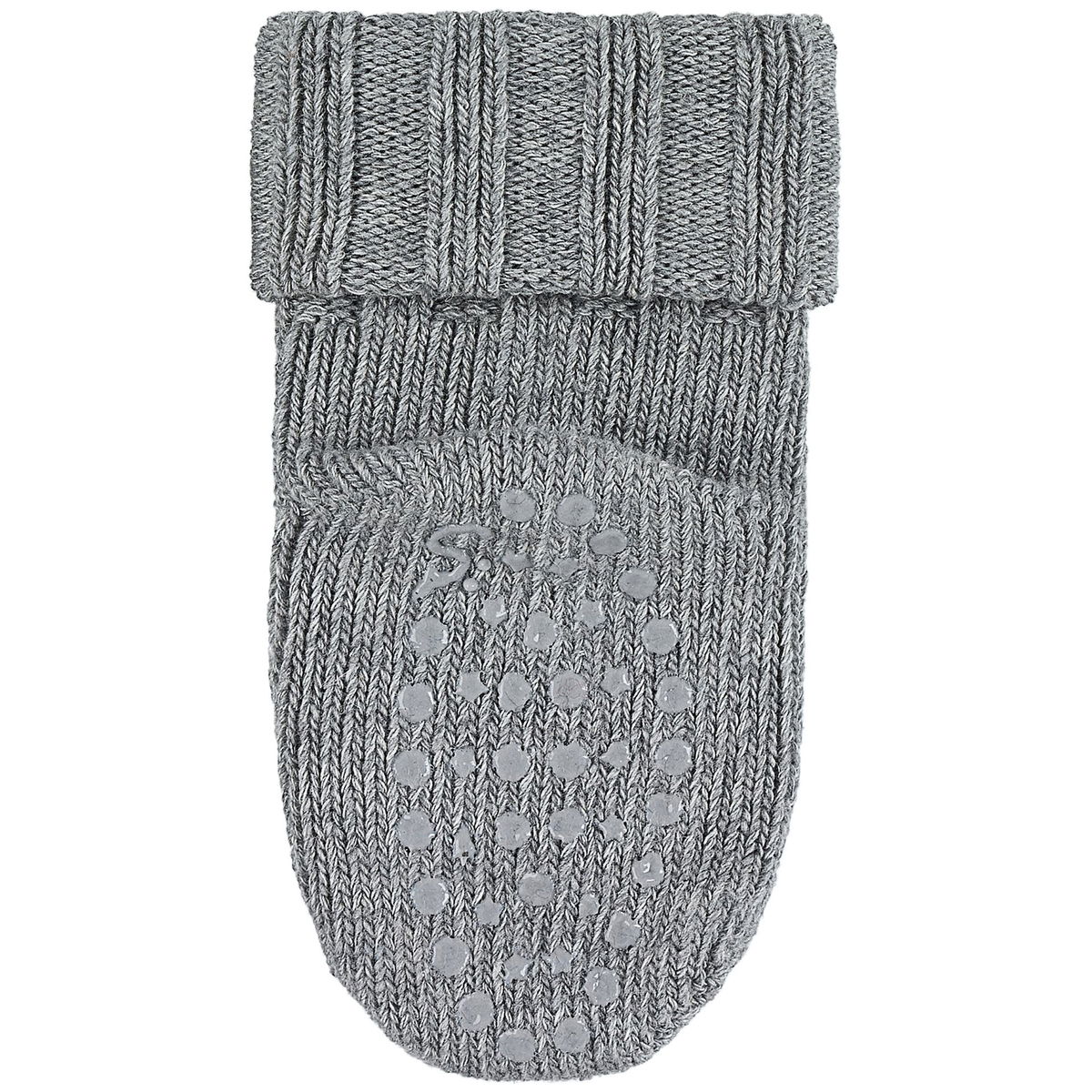 SterntalerSterntaler   ABS Krabbelsocken Uni Wolle silber melange 19/20