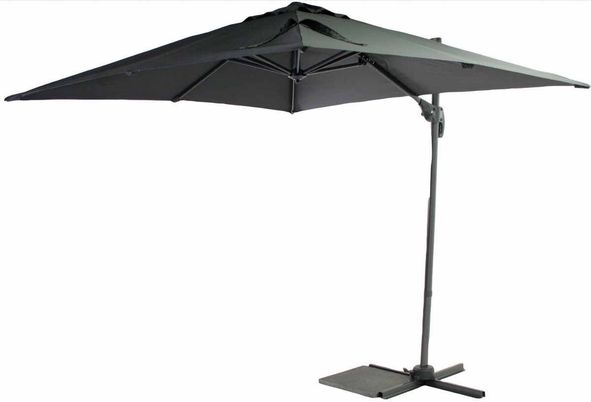 SenS-Line Honolulu 250 x 250 cm antraciet zweefparasol