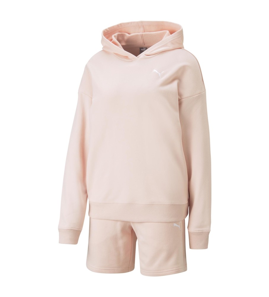 Conjunto de moletom Puma rosa