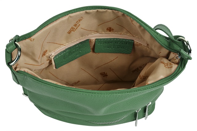 Cluty Umhängetasche echt Leder, Made in Italy